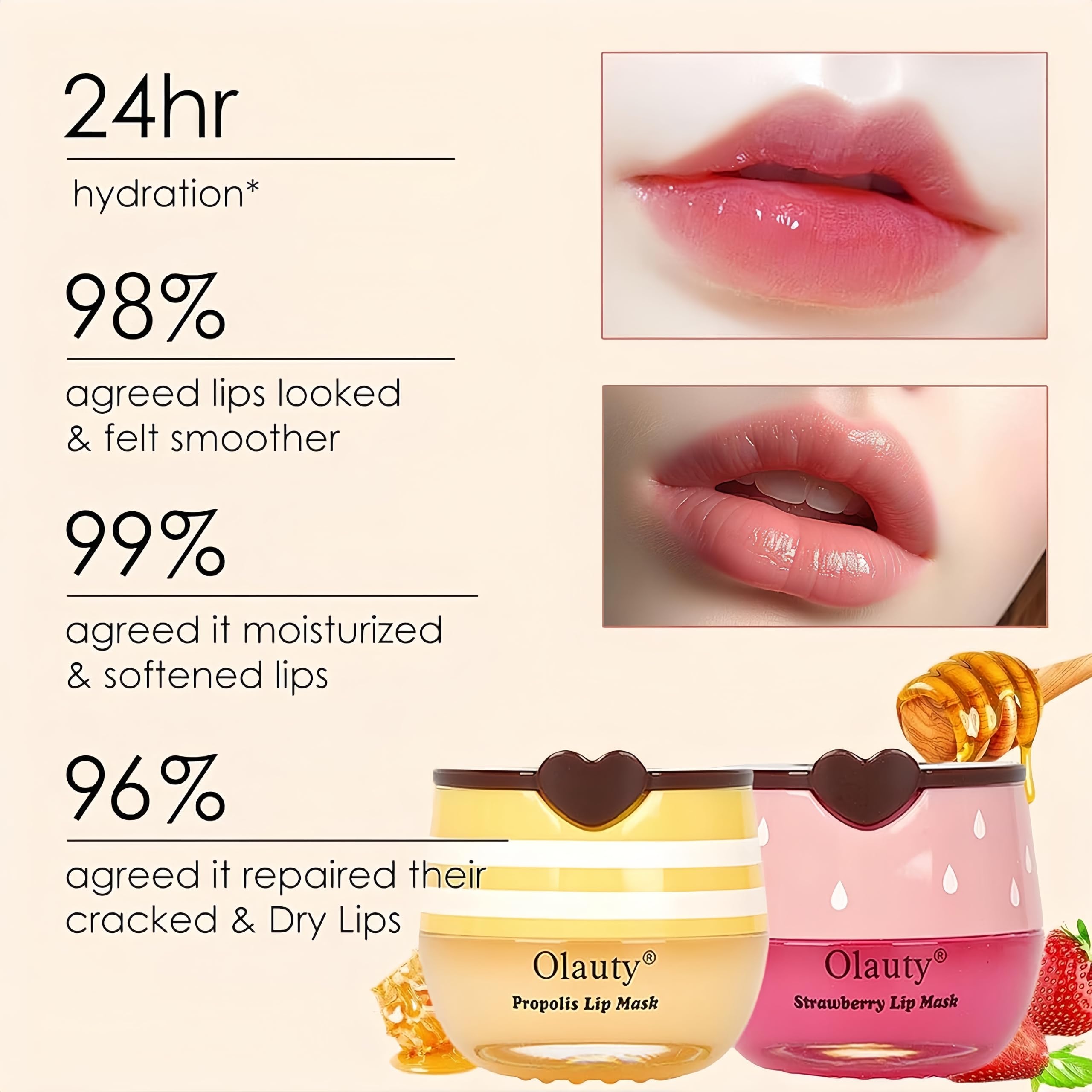 Vienflona bee lip balm with stick demonstrates hygienic on-the-go hydration.