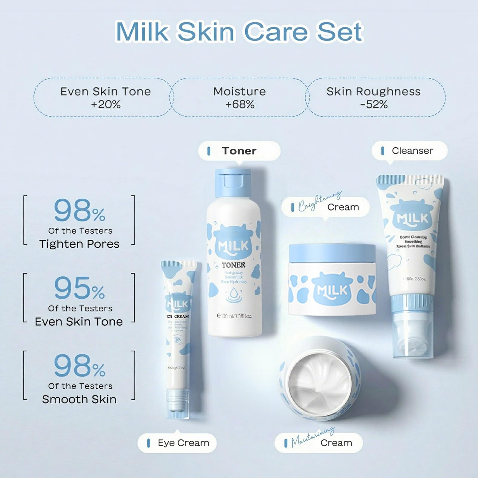 Vienflona face mask communicates soothing care for delicate complexion.