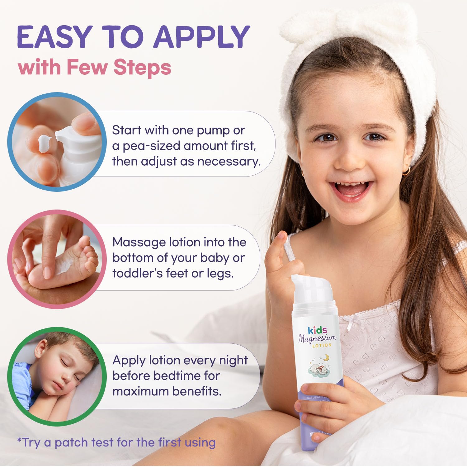 Vigority Magnesium Lotion non-greasy-absorption dries quickly after application.