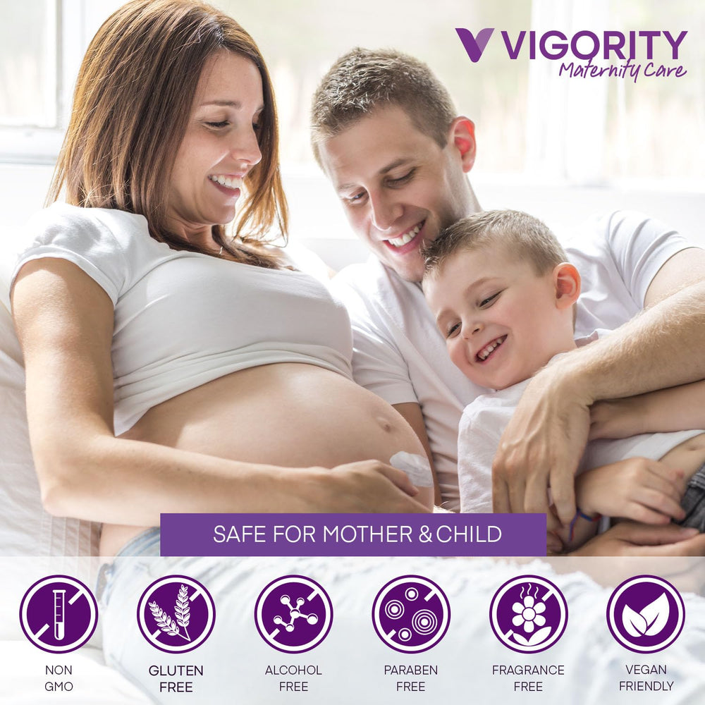Vigority Stretch Mark Cream hands massage demonstrates soothing application