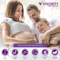 Vigority Stretch Mark Cream hands massage demonstrates soothing application