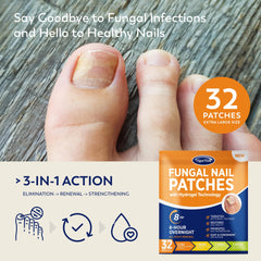 VigorWell overnight nail repair patch applied discreetly for daily use