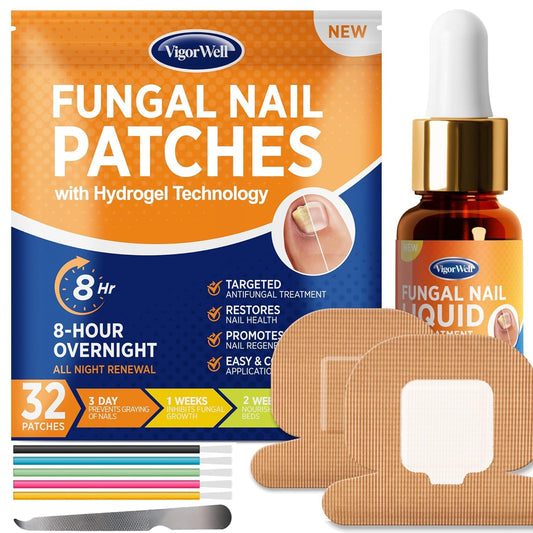 VigorWell nightpatches kit for overnight toenail care and repair
