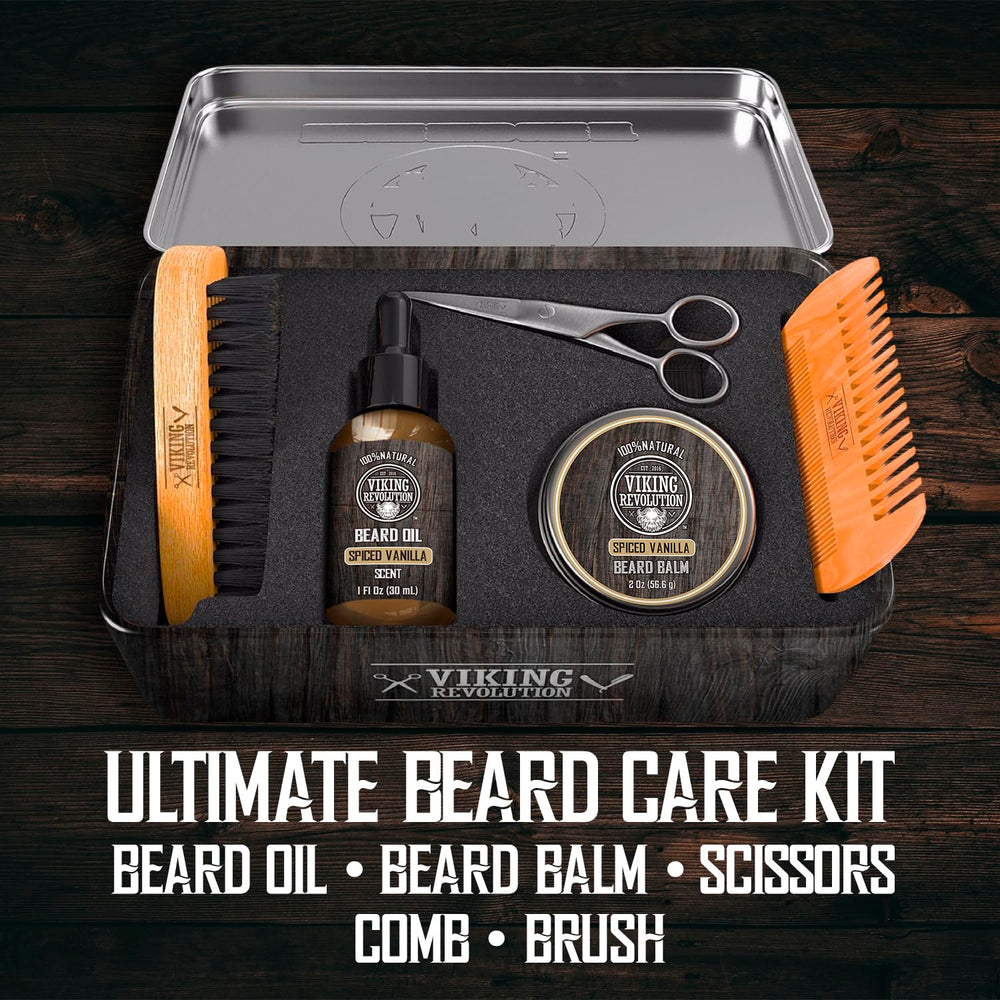 Viking Revolution beard scissors deliver clean, precise trims.