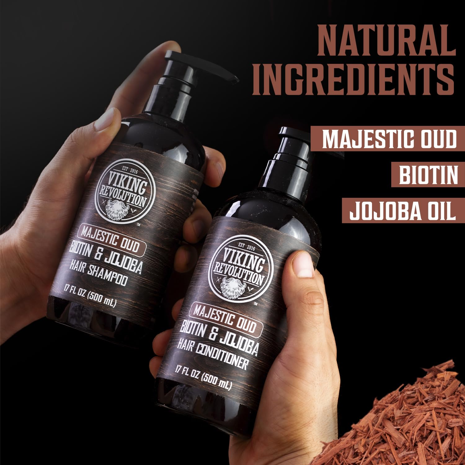 Viking Revolution Majestic Oud conditioner pump for fast, even distribution.