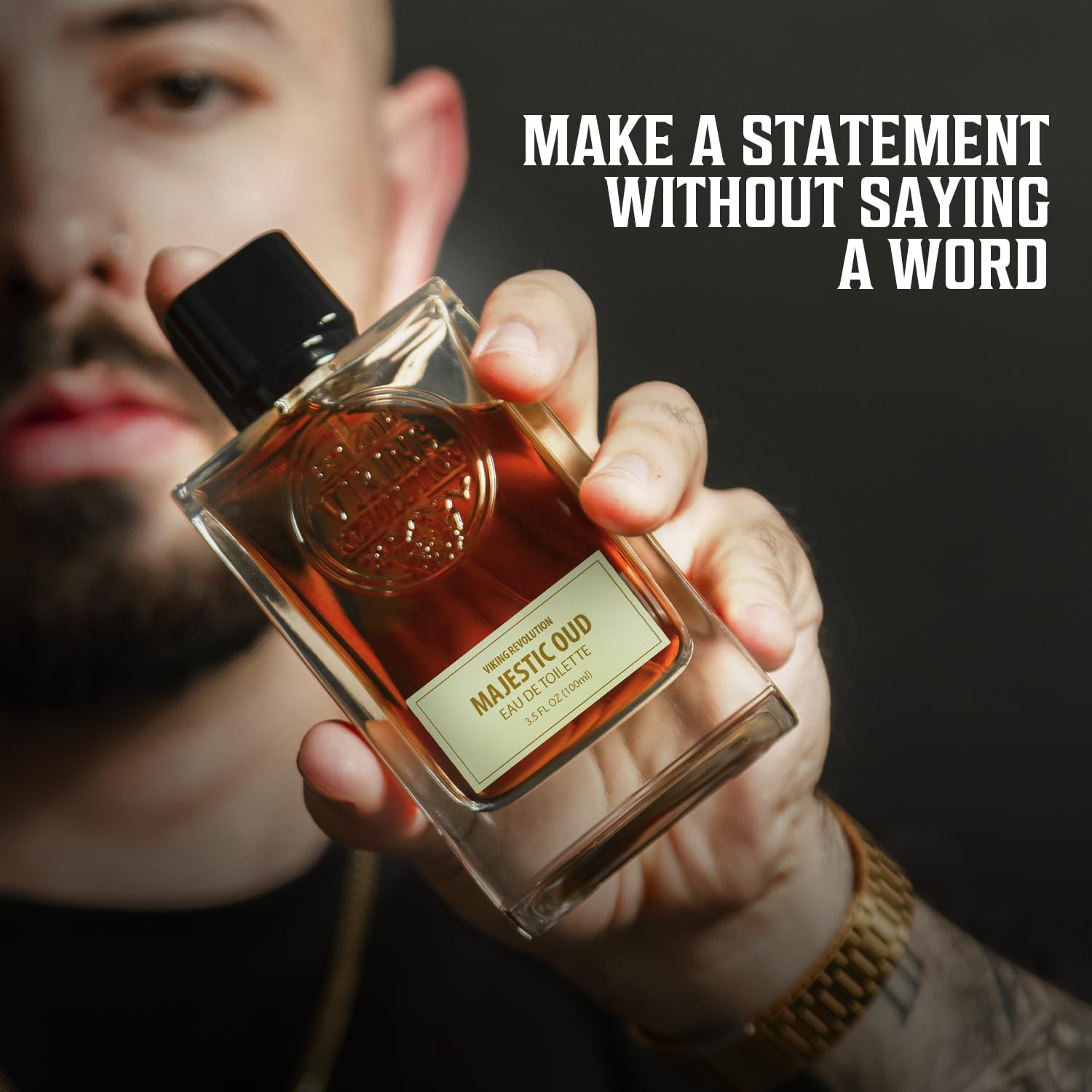 Viking Revolution Majestic Oud gift-ready packaging enhances gifting appeal.