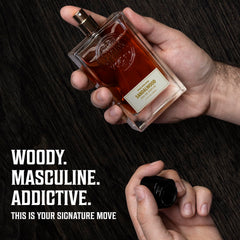 Viking Revolution Sandalwood Cologne with plum blossom and lemon hints for brightness.