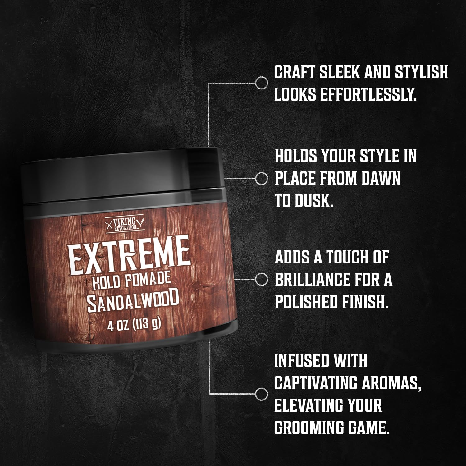 Viking Revolution sandalwood fragrance evoking a clean masculine scent