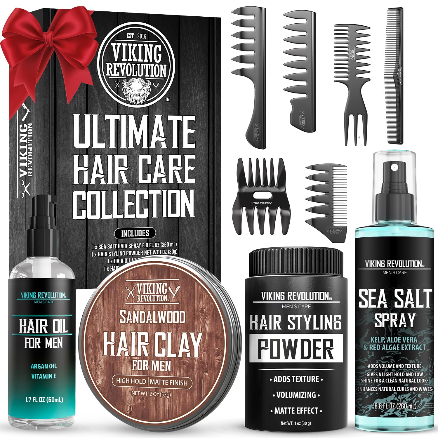 Viking Revolution sea salt spray bottle adds natural texture and windswept volume
