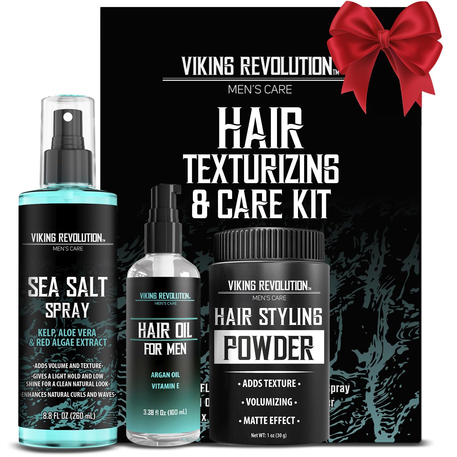 Viking Revolution Sea Salt Spray bottle for natural waves and subtle texture.