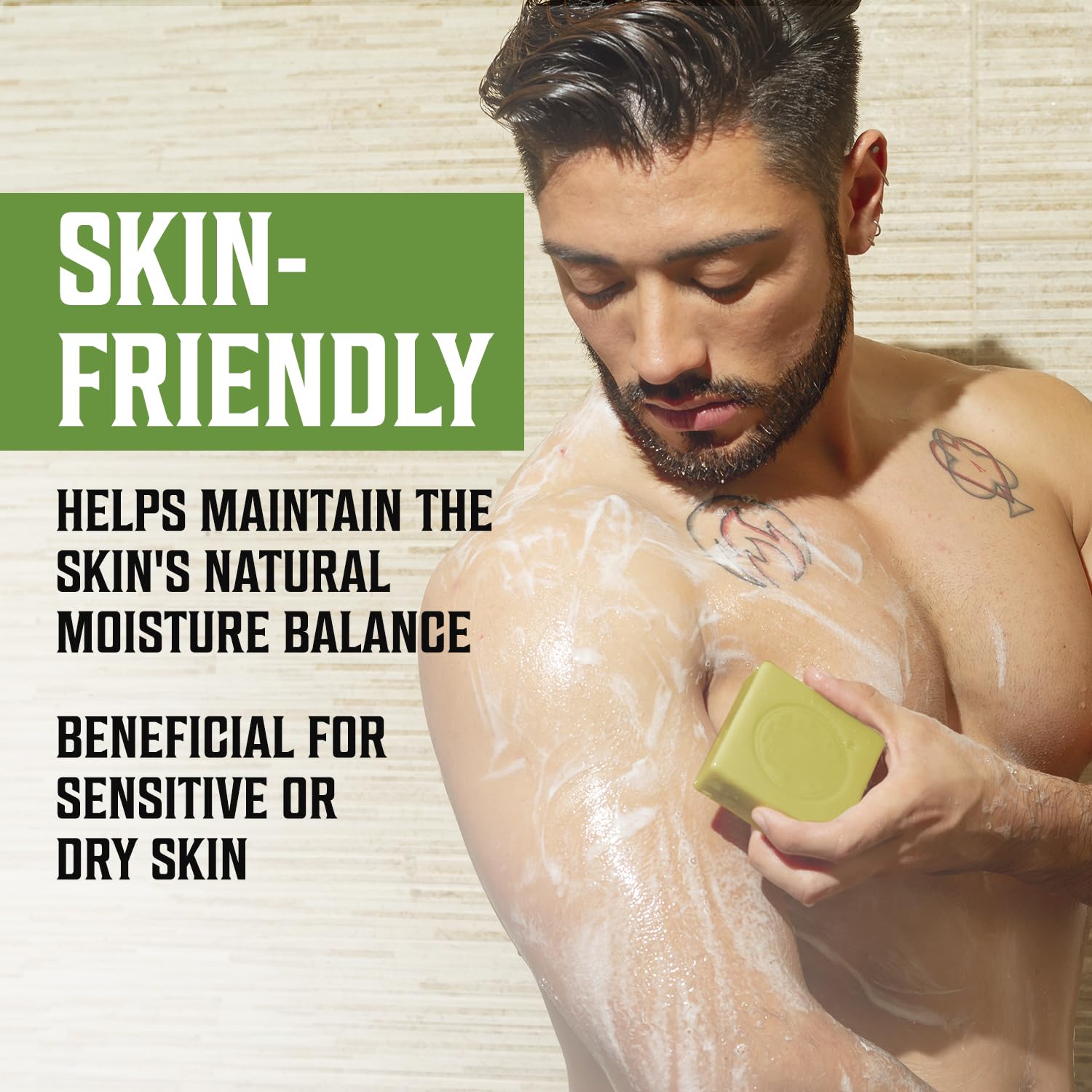 Gentle formula from Viking Revolution suitable for sensitive skin