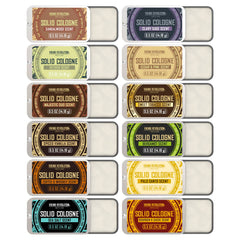 Viking Revolution solid cologne sandalwood pulse point for all-day refreshment.