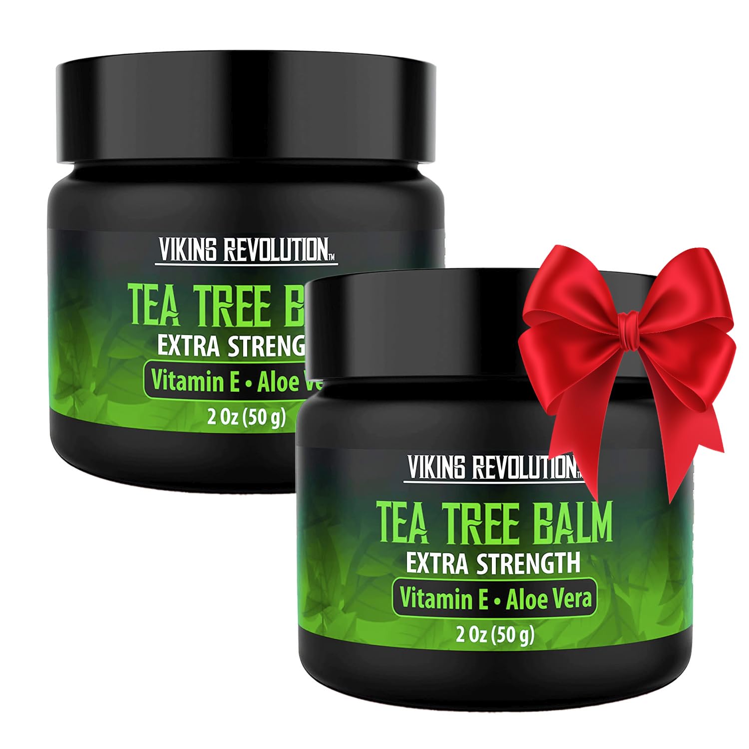 Viking Revolution Tea Tree Oil Cream bottle for everyday skin care and moisture.