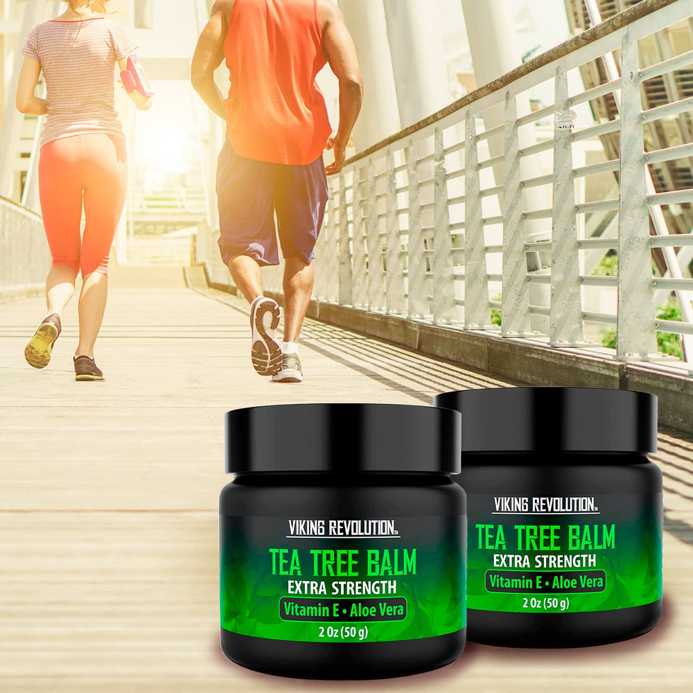 Pack of two Viking Revolution Tea Tree Oil Cream tubes for value and convenience.
