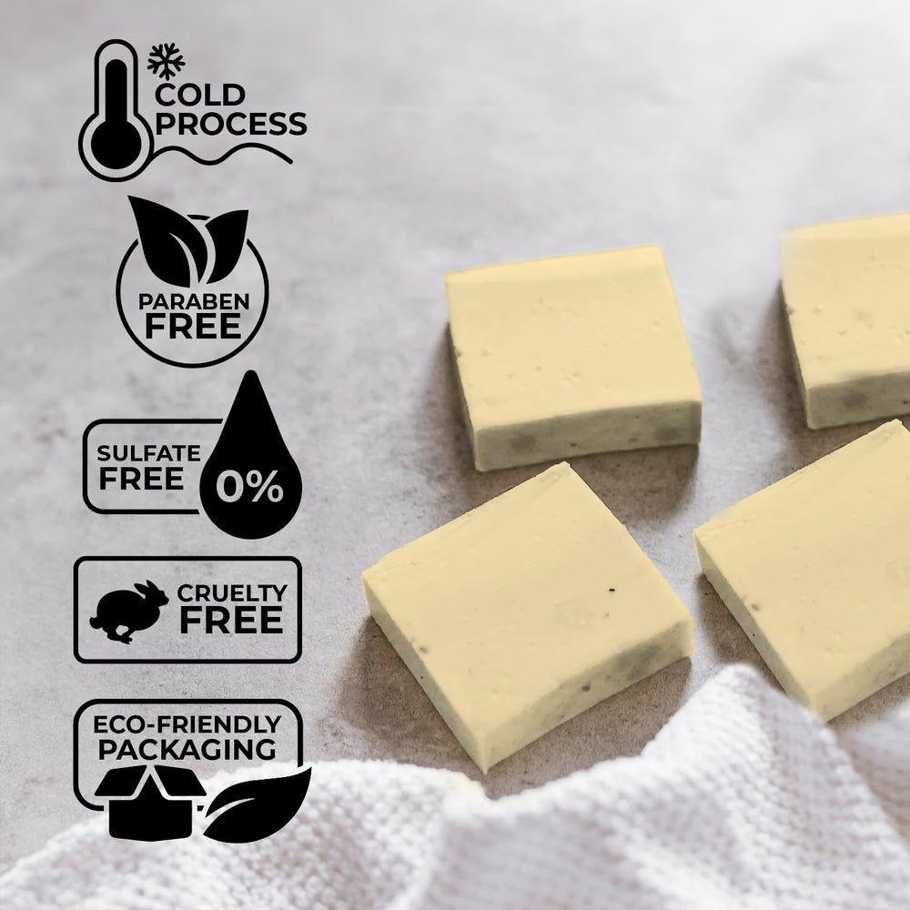 Viking Revolution Tea Tree soap shows coconut oil ingredient for nourishing skin.