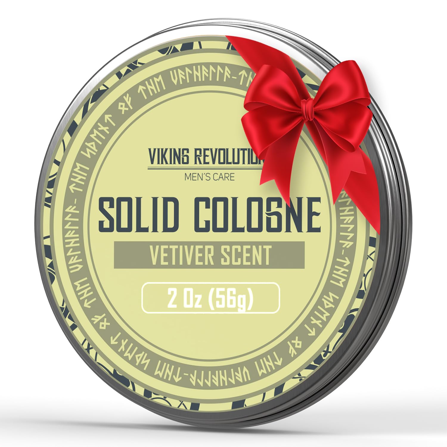 Viking Revolution Vetiver solid cologne bottle for quick on-the-go touch-ups.