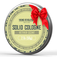 Viking Revolution Vetiver solid cologne bottle for quick on-the-go touch-ups.
