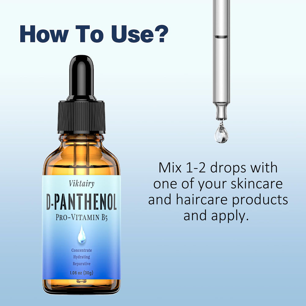 Viktairy D-Panthenol usage blends with serums and creams for DIY formulas.