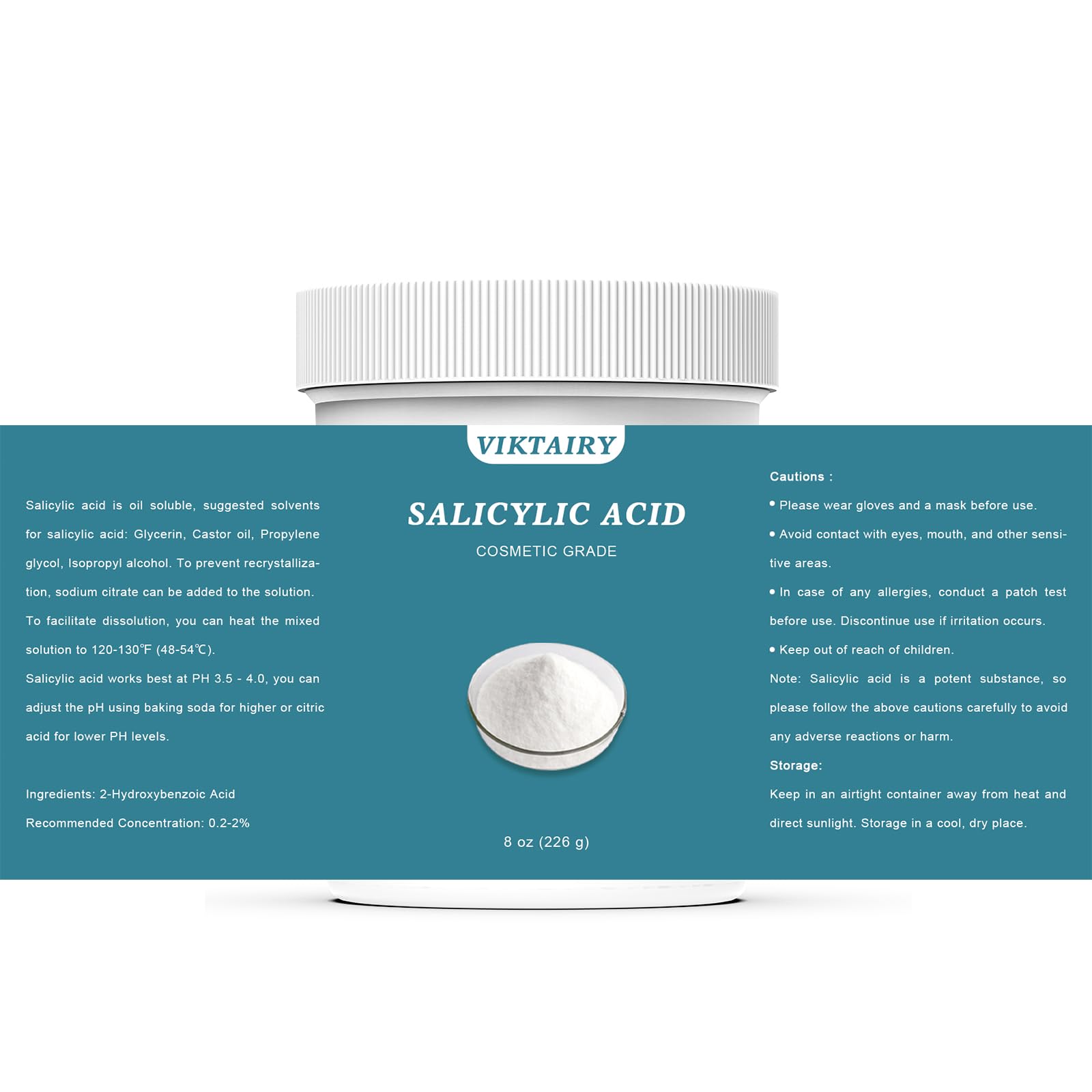 Viktairy double-sealed jar preserves potency and freshness of the powder