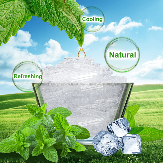 Viktairy Menthol Crystals diffuser melt used to create refreshing aromas.