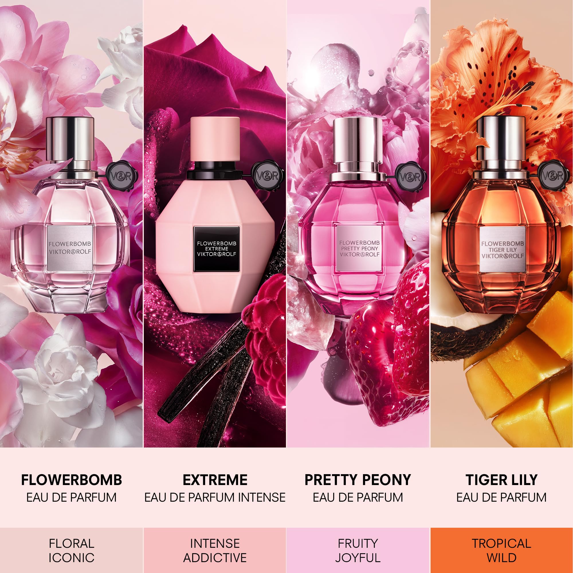 Original Viktor&Rolf packaging showing brand signature elegance.