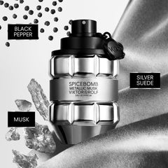 Viktor&Rolf Spicebomb Metallic Musk travel-size bottle for on-the-go refresh