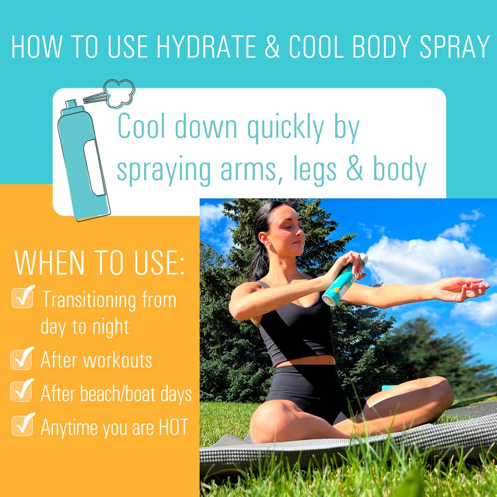 Village Naturals Therapy Menthol cooling mist provides instant refresh after workouts.