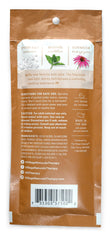Village Naturals Therapy Breathe Ginger and Echinacea ingredients close-up for revitalizing soak.