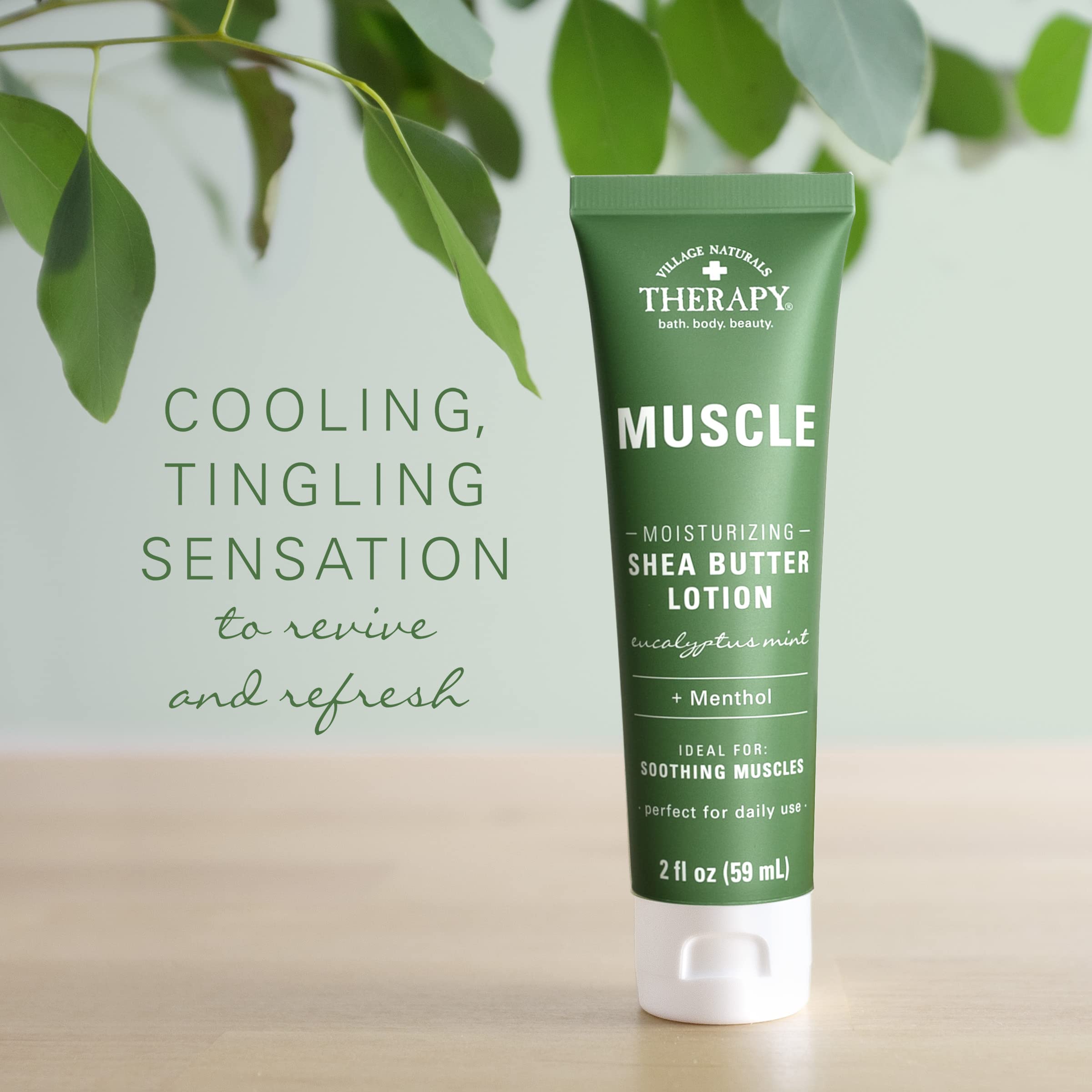 Village Naturals Therapy pairing with Epsom soak for added comfort.