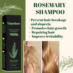 Vimchaw Rosemary Shampoo daily routine scene implies consistent hair care