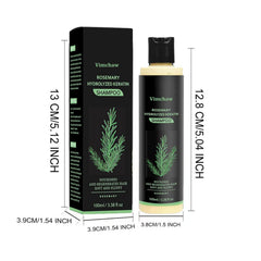 Vimchaw Rosemary Shampoo label closeup highlights natural ingredients for daily care