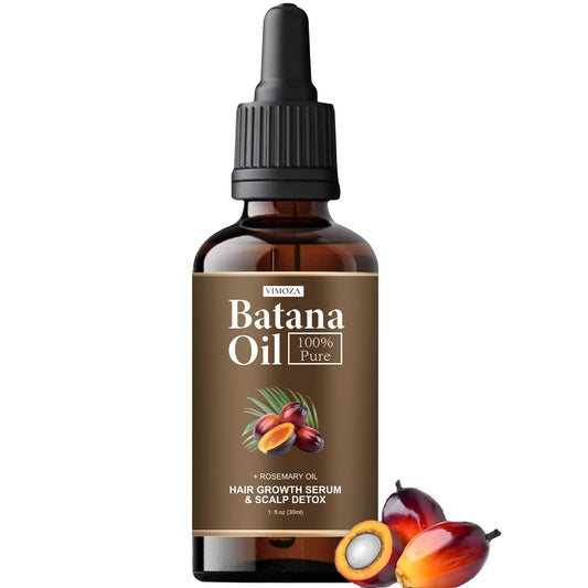 VIMOZA Batana Oil bottle ready for daily scalp hydration and nourishment