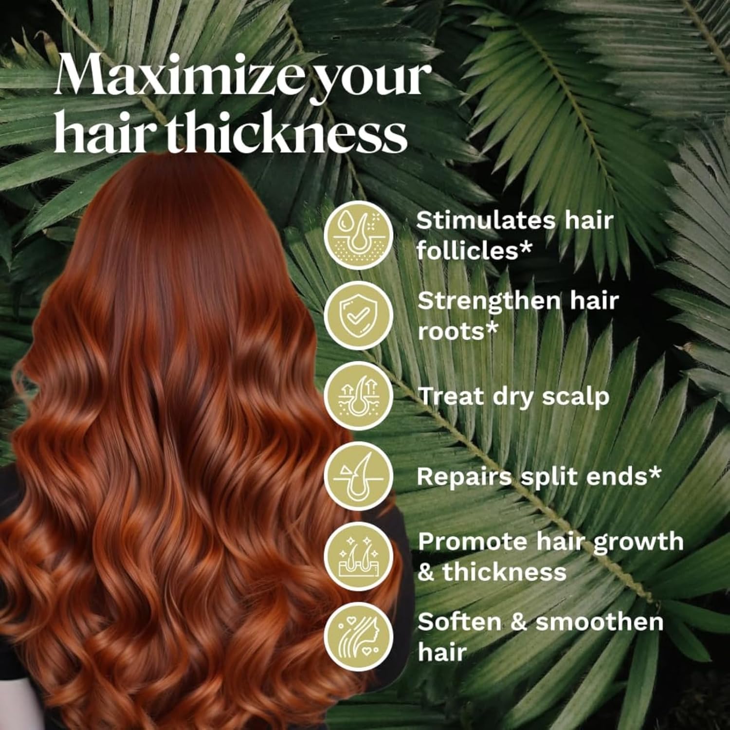 VIMOZA Batana Oil being massaged into the scalp.