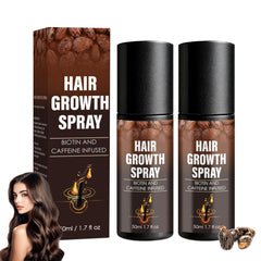 Vincofoo 2PC Hair Growth Spray bottles in box for convenient home use
