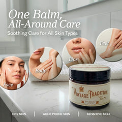 Source image highlighting grass-fed cows for Vintage Tradition balm
