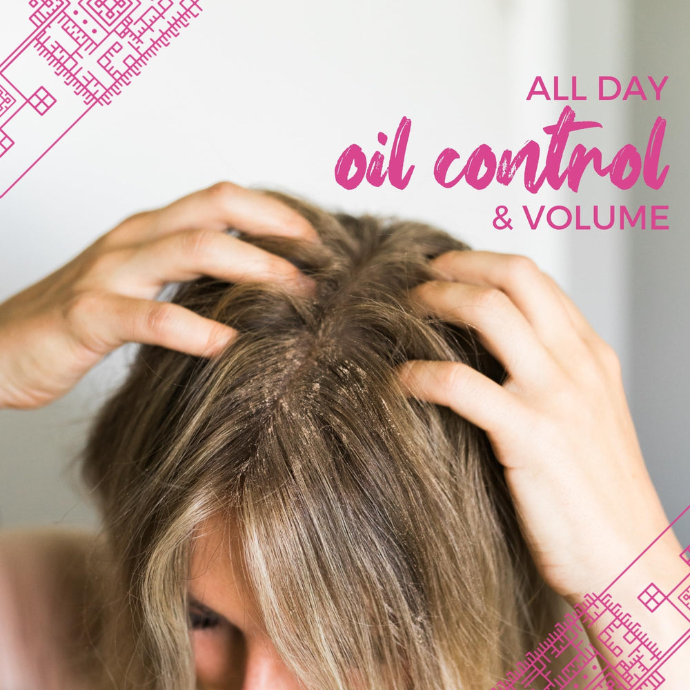 Viori dry shampoo powder odor neutralization leaves hair smelling fresh.