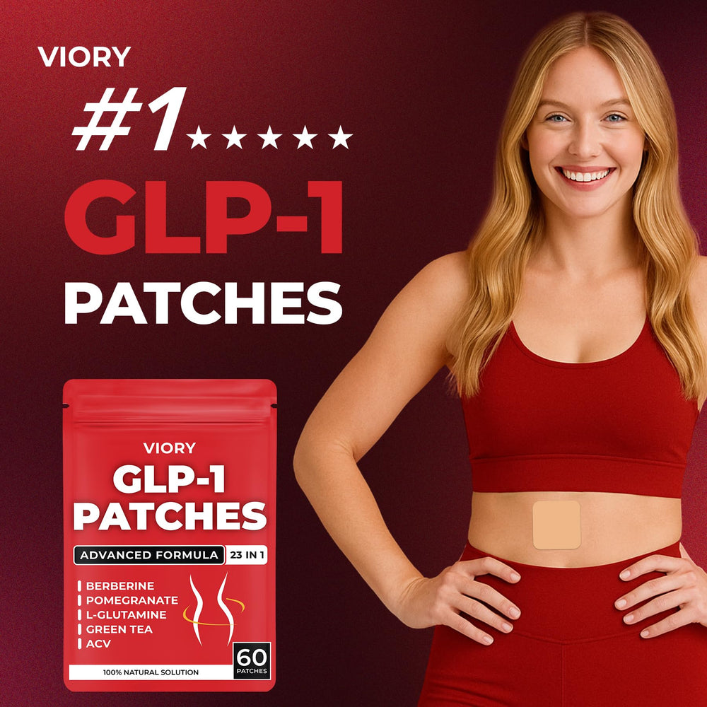 VIORY GLP-1 patch on wrist for discreet use