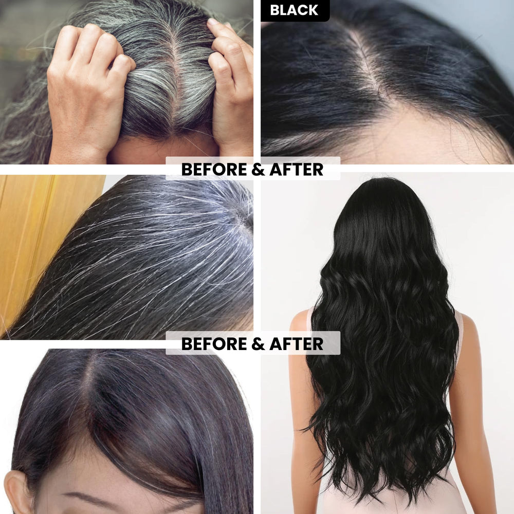 VIP Hair Colour Shampoo foam lather spreading through hair to add color