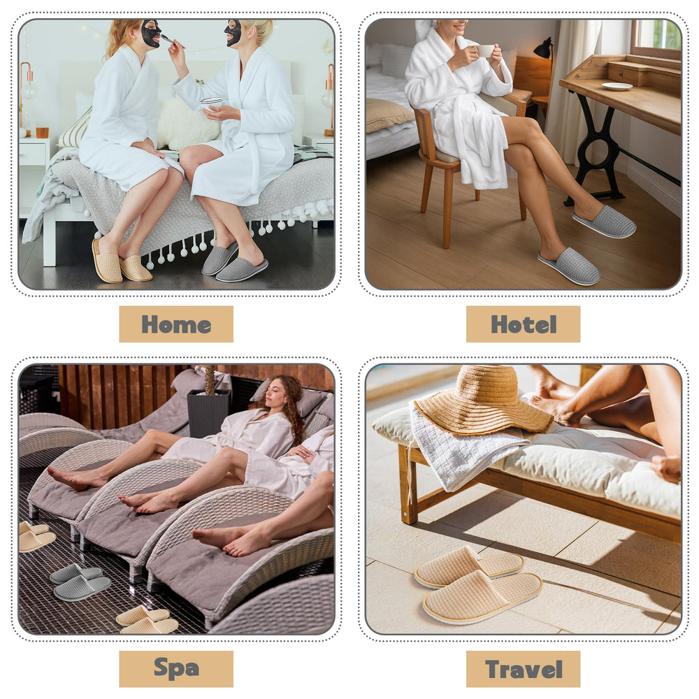 Vipay versatile slippers for home, events, and travel.