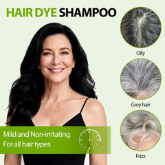 Vireo Color shampoo close-up shows the herbal blend for nourishment.