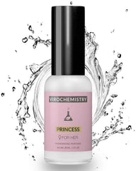 VIROCHEMISTRY Princess applied on skin for smooth scent release.