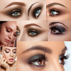 Virtegasas swatches reveal rich pigment and long-lasting sparkle on skin.