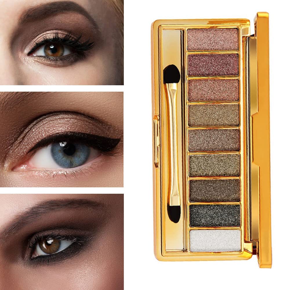 Sparkling party look with Virtegasas 9-color palette for celebrations.