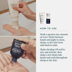 VIRTUE 6-in-1 Hair Styler offering versatile styling with heat protection.