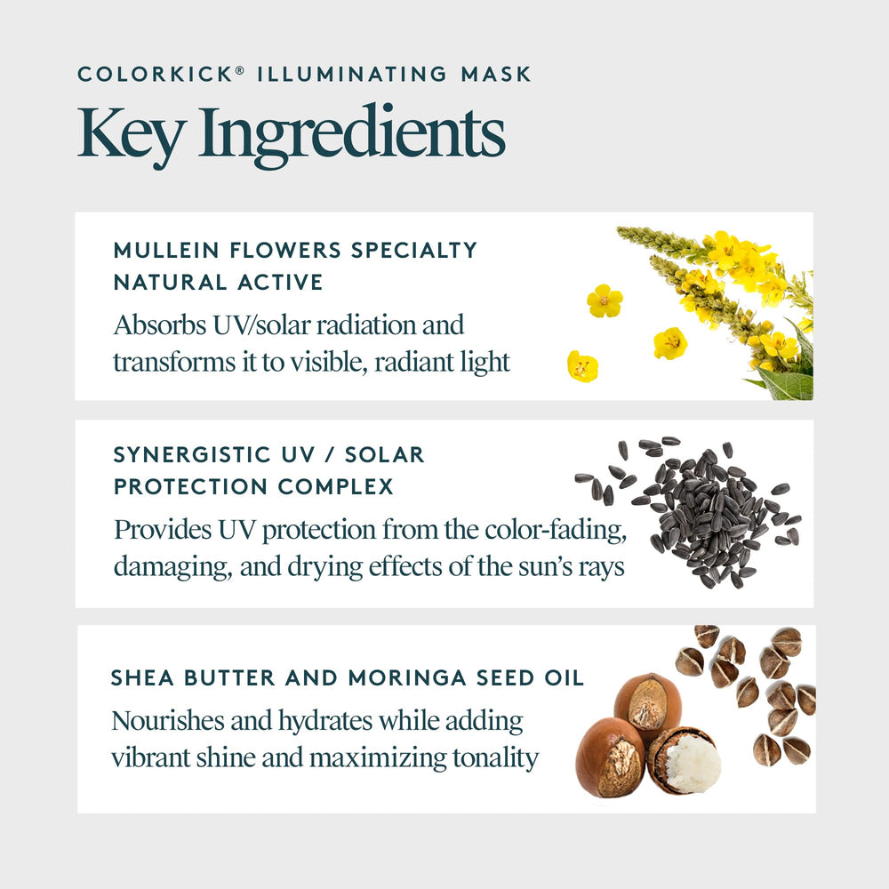 Virtue ColorKick mask spread on hair demonstrates even coverage for easy at-home care
