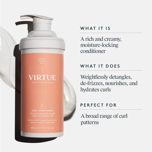 Pump on bottle displaying rich formula for detangling curls