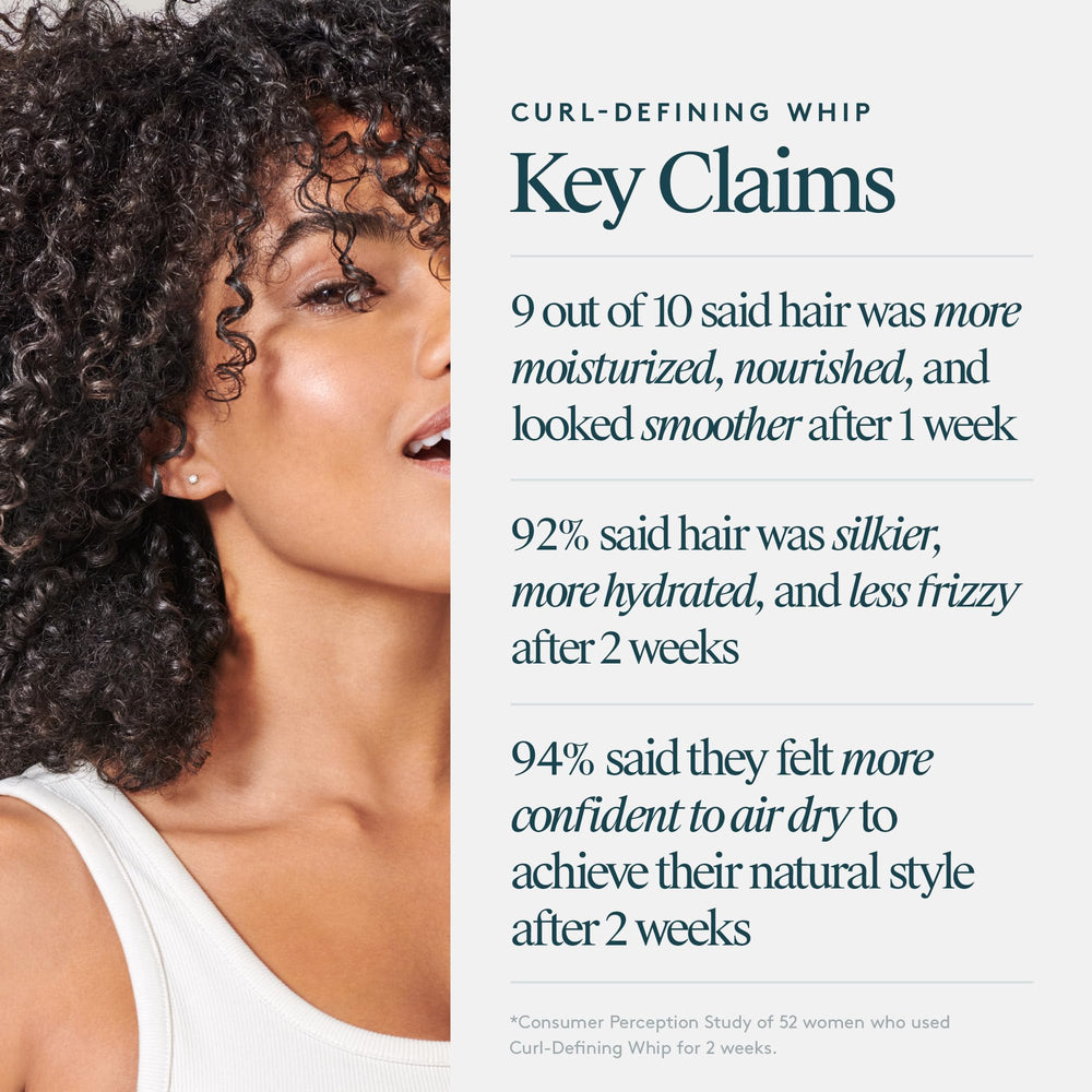 Twisting curls with Virtue Curl Defining Whip for extra definition