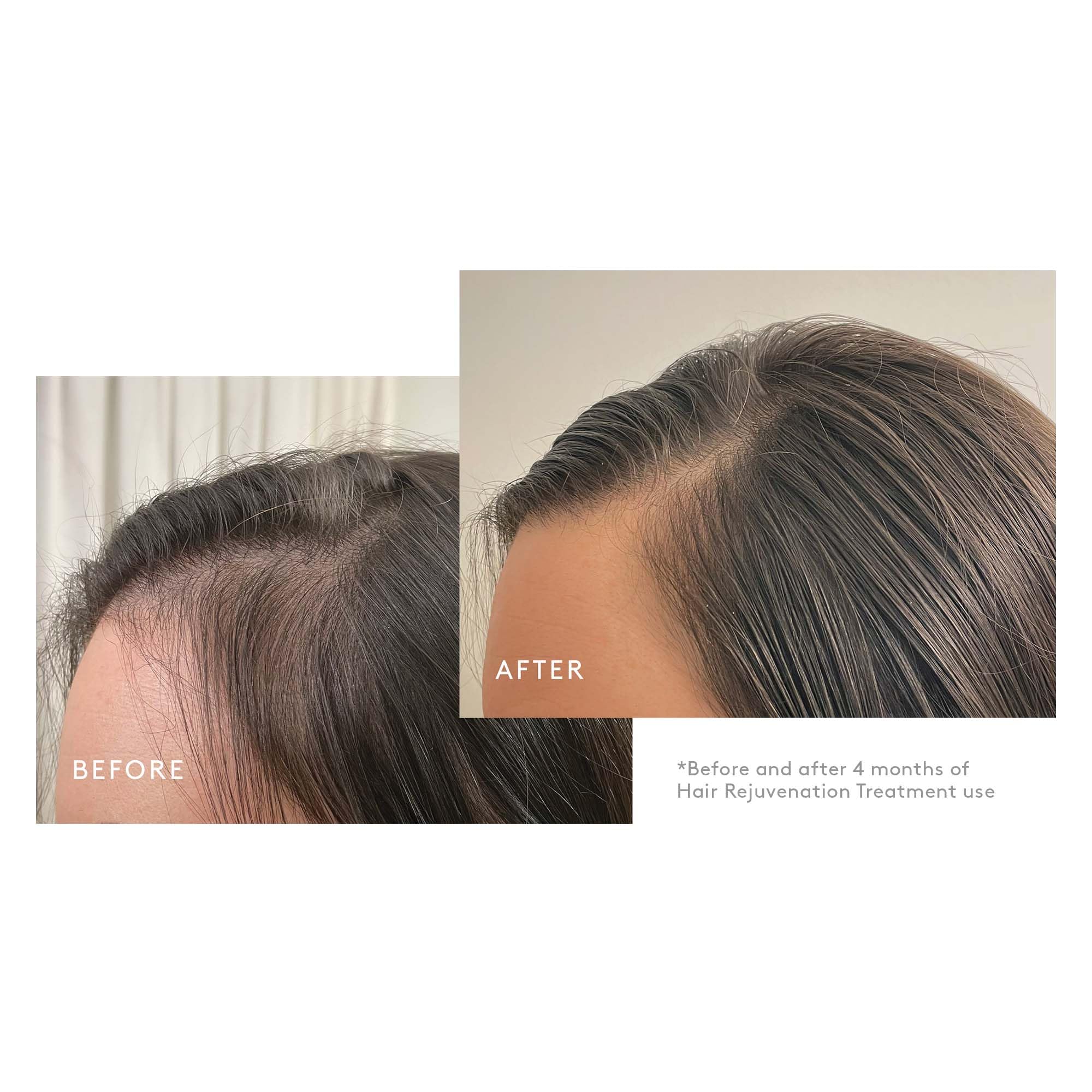 Virtue Flourish Conditioner on sink highlighting smooth, glossy strands