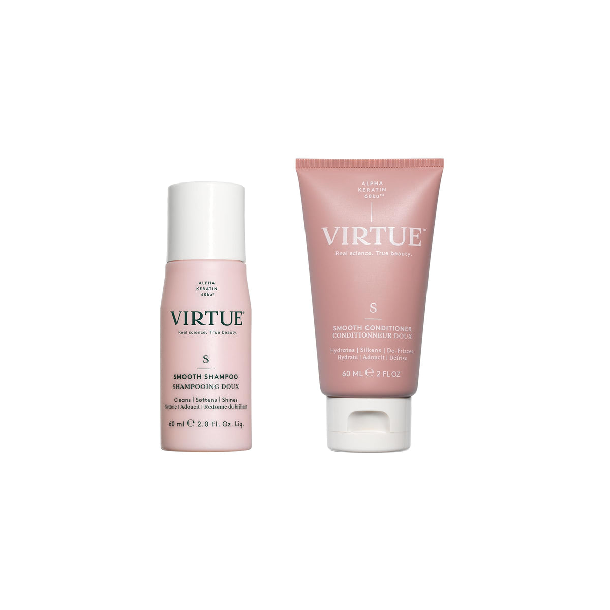 Virtue Smooth Kit Duo packaging showcases premium design for everyday smoothing.
