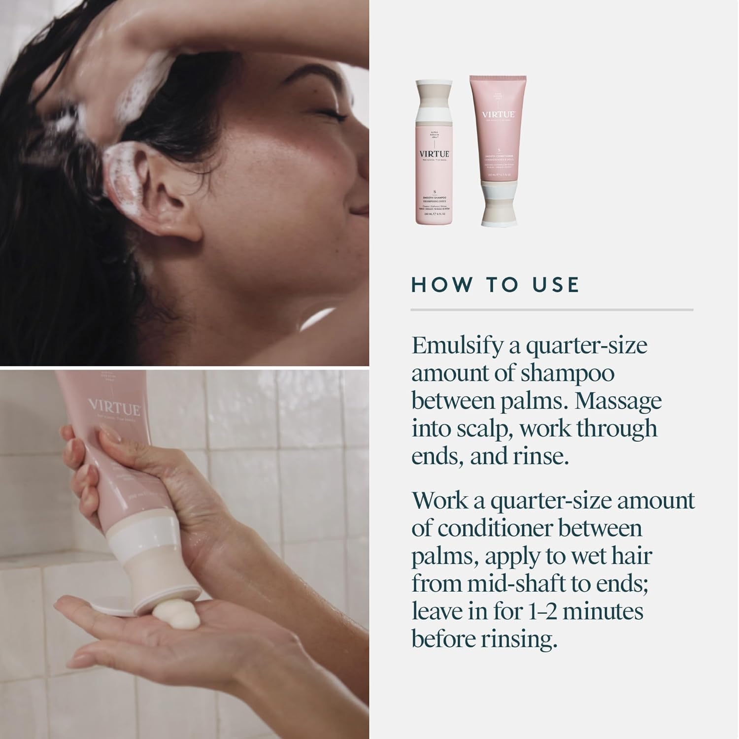 Virtue Smooth Kit Duo travel case supports on-the-go smoothing.